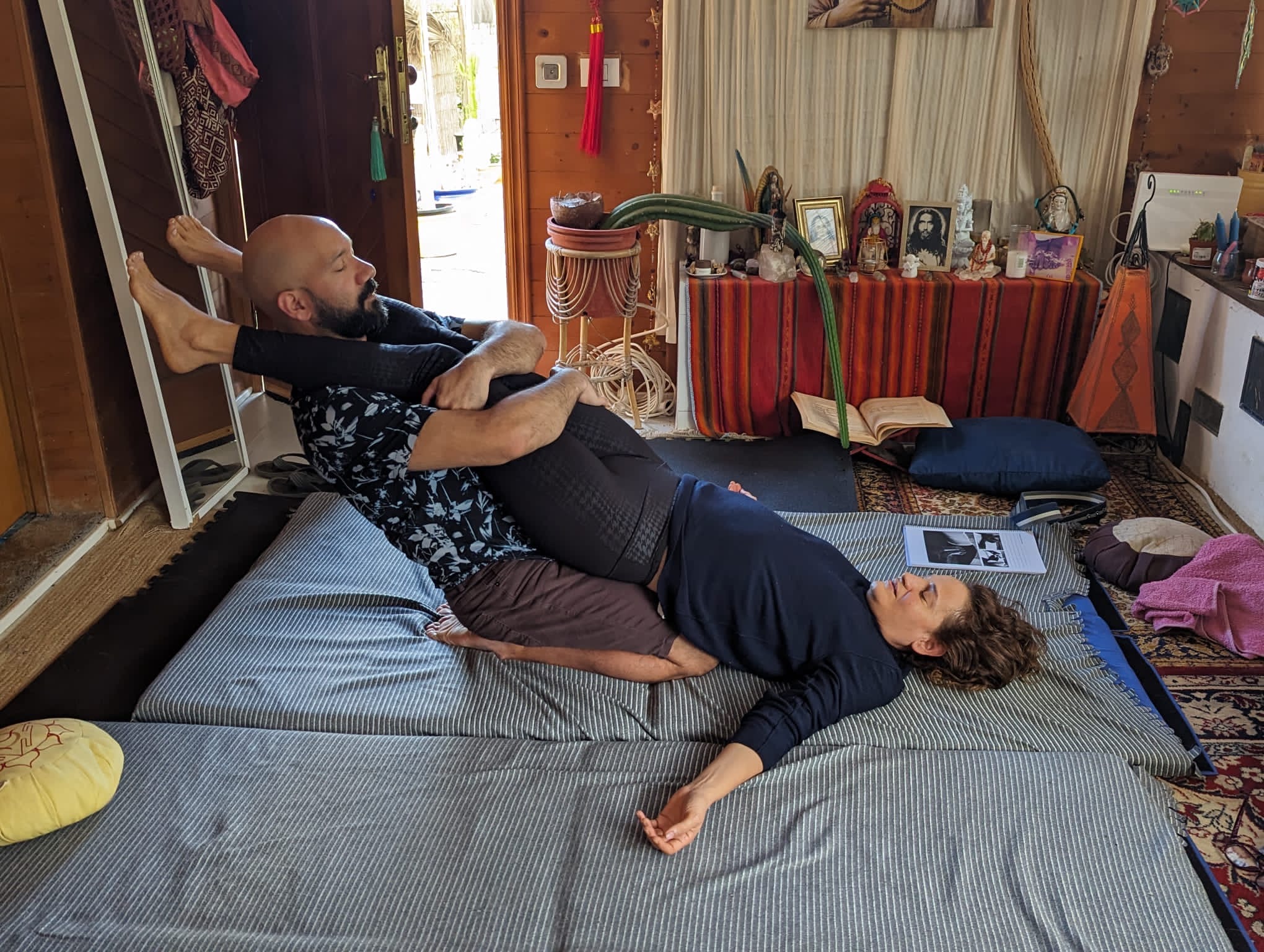 Sessão de massagem e aprofundamento técnico